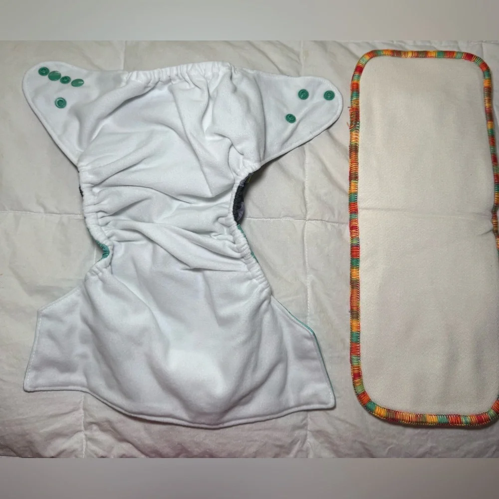 Squishy Tushie Monsters Inc Mike & Sully Cloth Diaper with Insert